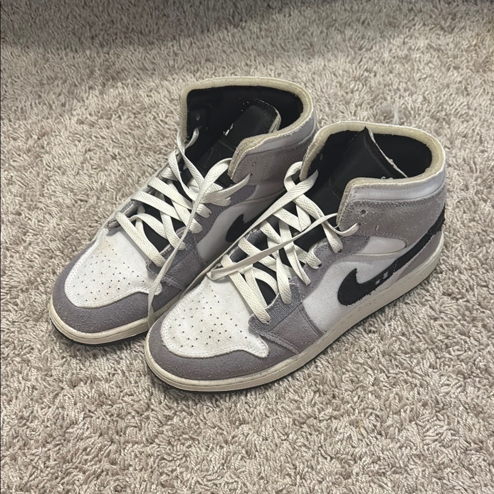 Nike Gray High-Top air jordan Sneakers size 6.5 US